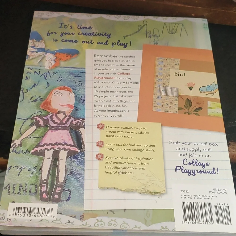 Collage Playground: A Fresh Approach to Creating Mixed-Media Art Paperback